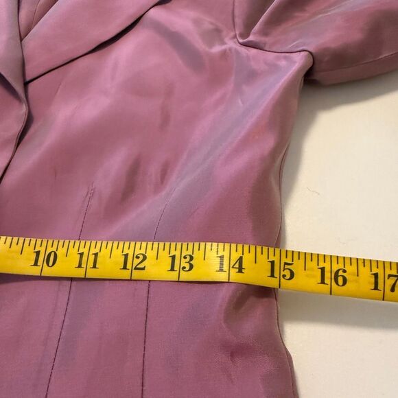 JS Collections Evening Jacket in Iridescent Mauve Sz 4 Vintage, Y2K - Picture 8 of 14